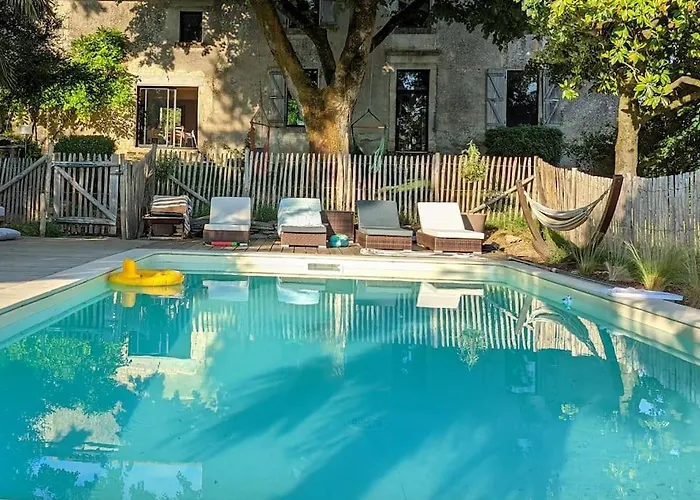 Maison De Famille 8 Personnes, Grandes Pieces De Vie, Cheminee Et Piscine פונטנה-לה-קומט