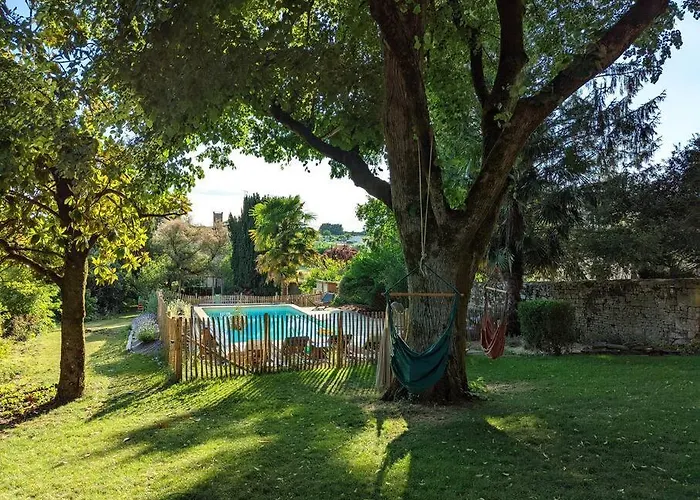 בית נופש Maison De Famille 8 Personnes, Grandes Pieces De Vie, Cheminee Et Piscine *